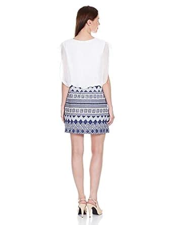 Buy Anaphora Women's Body Con Dress (56118_White_X-Large) at Amazon.in