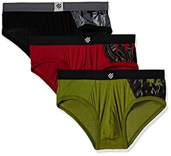 Buy ONN Men's Cotton Brief (Pack of 3) (Colors May Vary) (8904209861634 ...