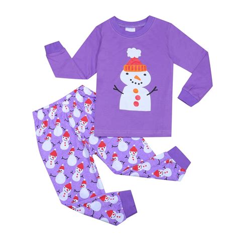 TOWED22 Christmas Outfits Little Girls Christmas Pajamas Sets for ...