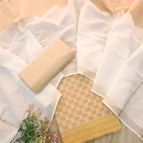 Chaahat Base Murtard Buti Print South Cotton Suit Set-D2 – Desisandook ...