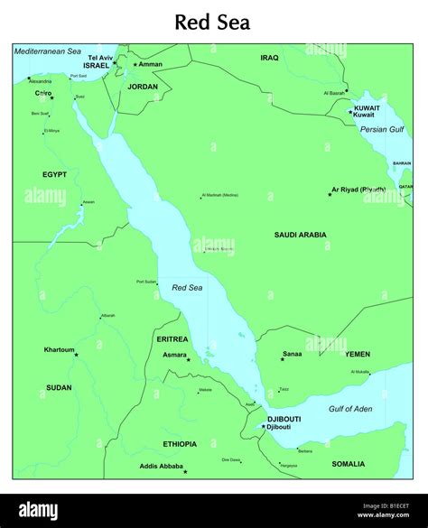 Biblical Map Of The Red Sea