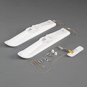 E-flite 10-15 Size Taildragger Ski Set 3mm Axle EFLA970 Wheels Gear ...