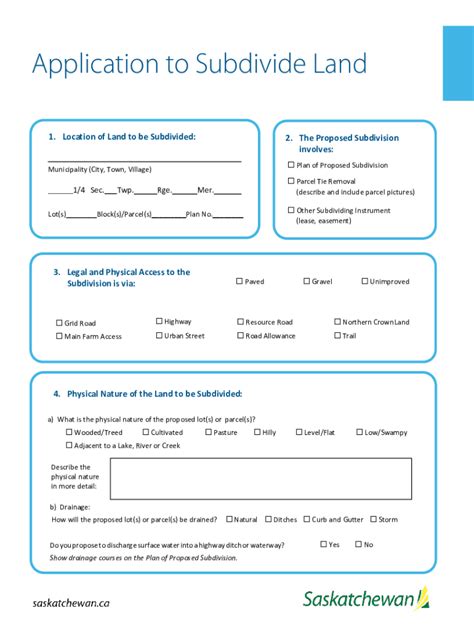 Fillable Online rmbritannia.com10Subdivision-ApplicationPrint Form ...