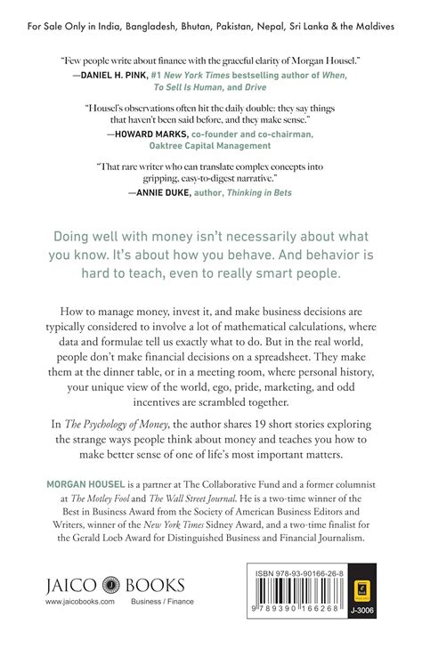 The Psychology of Money – Books and You