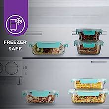 Buy Allo FoodSafe 370ml, 640ml & 1040ml Rectangle Glass Food Storage ...