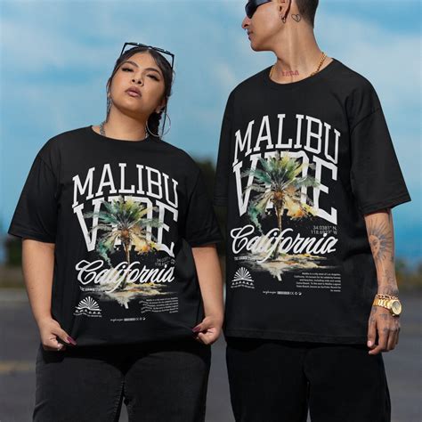 Relaxed Fit, Malibu Vibe: 240 GSM Oversize Unisex Cotton Tee – SURFNSWIPE