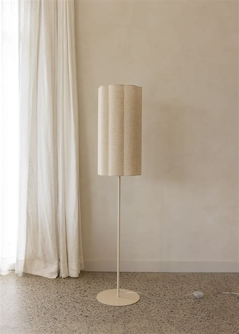 Talstone Linen Floor Lamp