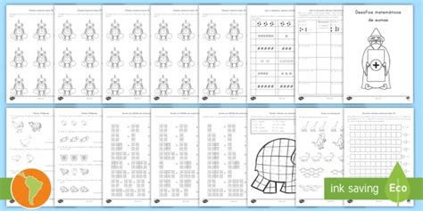 Cuadernillo: Desafios matemáticos de sumas