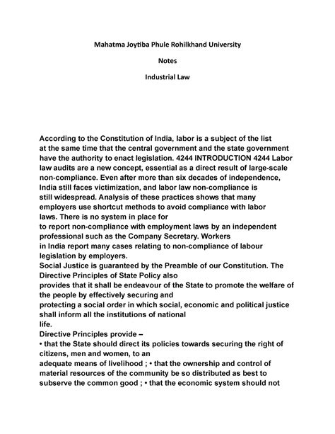 Mjprula 1 - Mahatma Joytiba Phule Rohilkhand University Notes ...