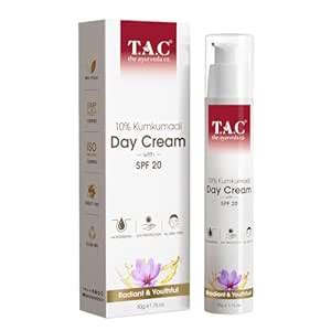 TAC Kumkumadi Gold Glow Day Cream with Saffron & 24K Gold|Non-Sticky ...