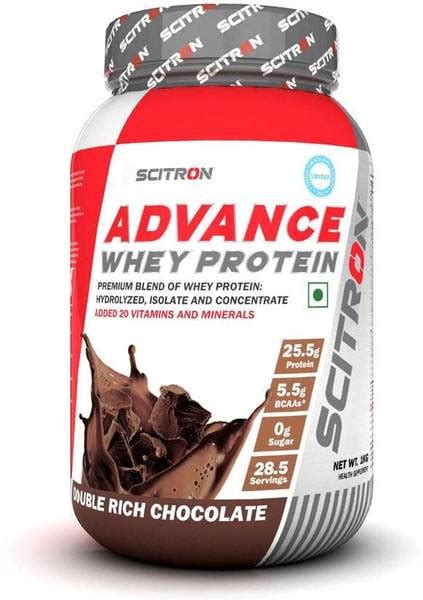 Scitron ADVANCE WHEY PROTEIN 1KG (DOUBLE RICH CHOCOLATE) Whey Protein ...