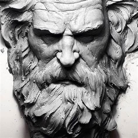 zeus face drawing
