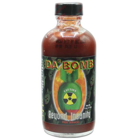 Da Bomb Hot Sauce Beyond Insanity at Inez Flores blog