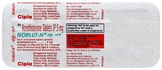 Norlut N 5 MG | Order Norlut N 5 MG Tablet Online at Truemeds
