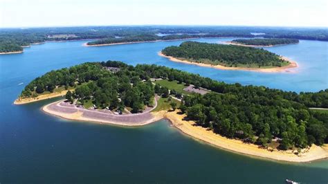 Bailey's Point Campground by drone barren river lake - YouTube