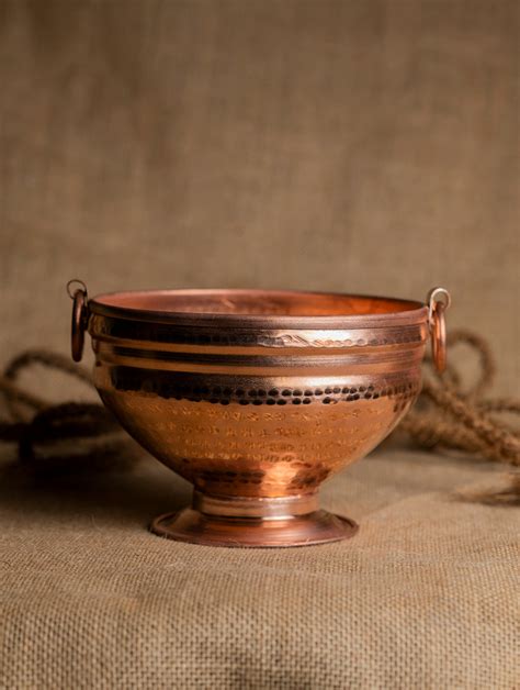 Buy Tambat Handbeaten Copper Gangal - Medium, 9" Online