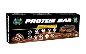Nutriosa Protein Bars with 20g Protein, 7g Fiber, 14 VIT. & Minerals,4 ...