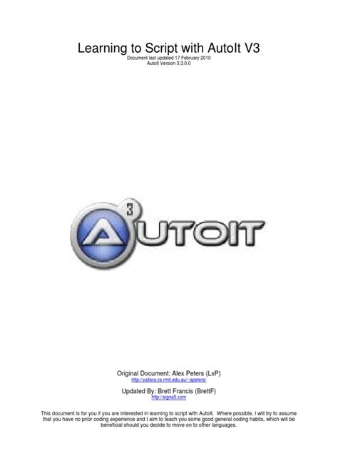 Image result for AutoIt Basic Script
