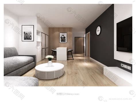 现代灰白风的居住空间-家装住宅装修设计案例-筑龙室内设计论坛