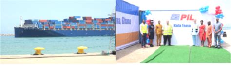 PIL's Kota Tema vessel makes maiden voyage to Port of Tema