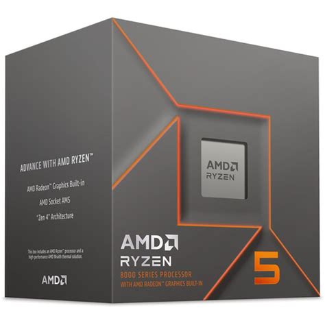 AMD Ryzen 5 8600G 8th Generation Processor ( 5 GHz / 6 Cores / 12 Thre ...