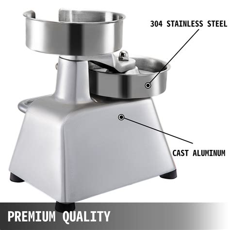 VEVOR Commercial Hamburger Patty Maker 100mm/4inch Stainless Steel ...
