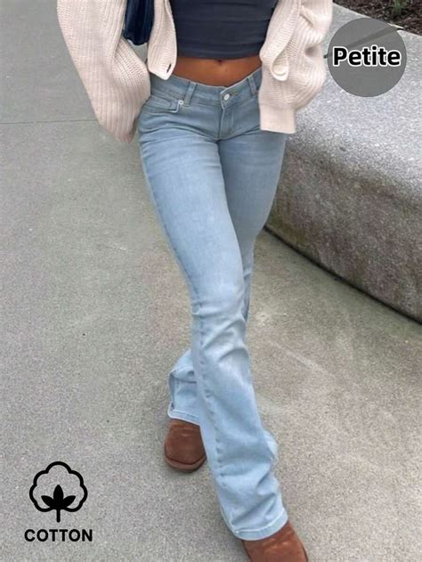 PETITE Low Rise School Outfits Y2k Flare Leg Jeans for Sale Australia ...
