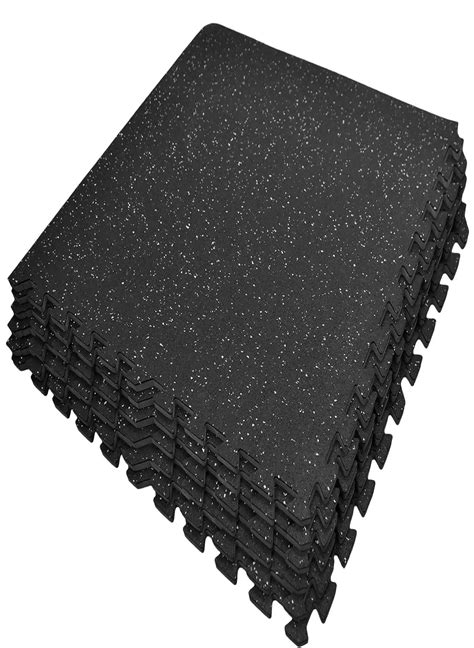 Interlocking rubber flooring mats - HUSTO