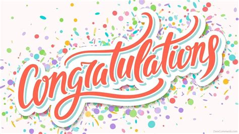Colorful Congratulations Image - DesiComments.com