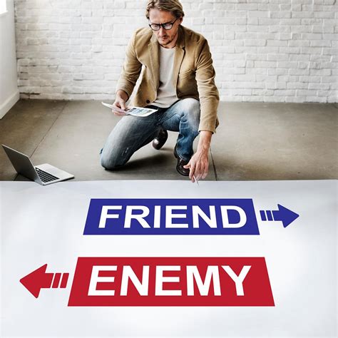 Friend Enemy Opposite Adversary Dilemma | Premium Photo - rawpixel