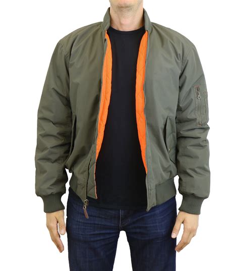 Wholesale Big & Tall Men's Bomber Jackets - 3X-5X, Olive - DollarDays