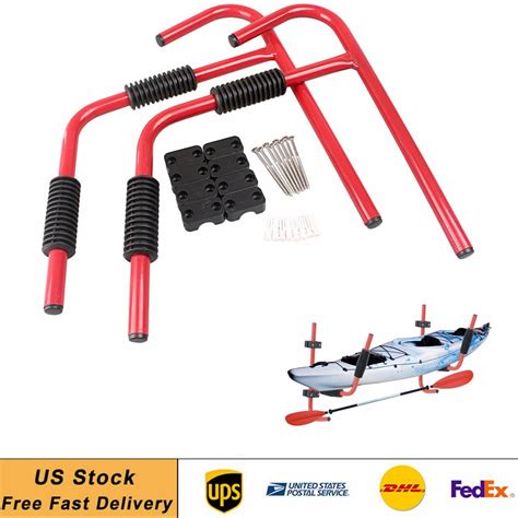 Buy GZYF Pair Folding Kayak Rack Wall Mount Ladder Surfboard Canoe ...