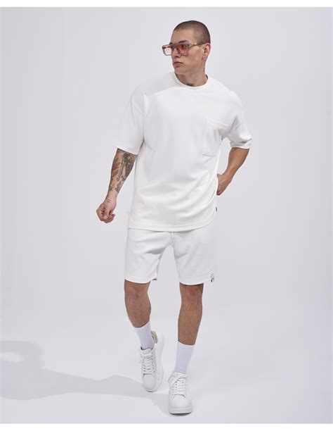 Men’s Waffle Tracksuit Set with Shorts in Light Grey | Martin Valen