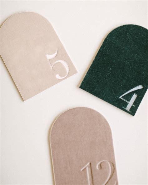Velvet Wedding Arch Table Numbers | Diy velvet table numbers, Table ...