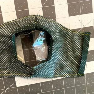 Sewing Pattern for Face Mask with Window 的图像结果