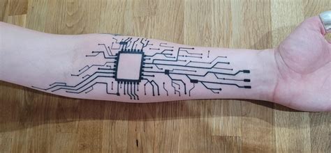 Image result for Arrow Tattoo Computer Chip