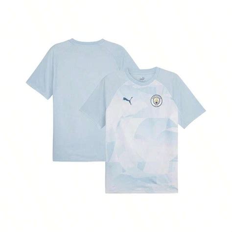 Puma Boyfriend Style Men's Silver Manchester City 2023/24 Pre-Match ...