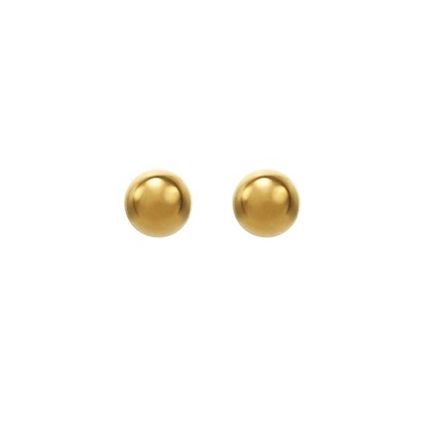 3MM Ball 18K Gold Piercing Ear Stud – E-Beautify Asia