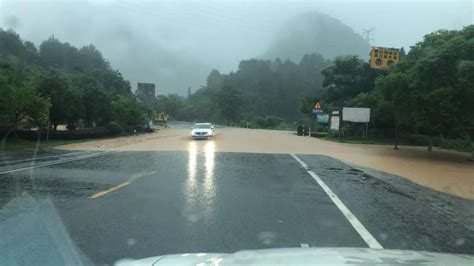 广西阳朔县城大部分积水已退，各乡镇1881户受灾无伤亡