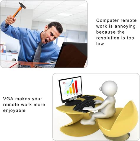 Buy XEYOU VGA Virtual Display RGB Monitor Dummy Plug Headless Ghost ...