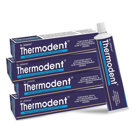 Buy DR.JAIKARAN Thermodent Sensitive Care Herbal Toothpaste-400G(Buy ...