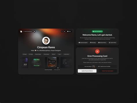 21 dark ui design inspirations and examples – Artofit