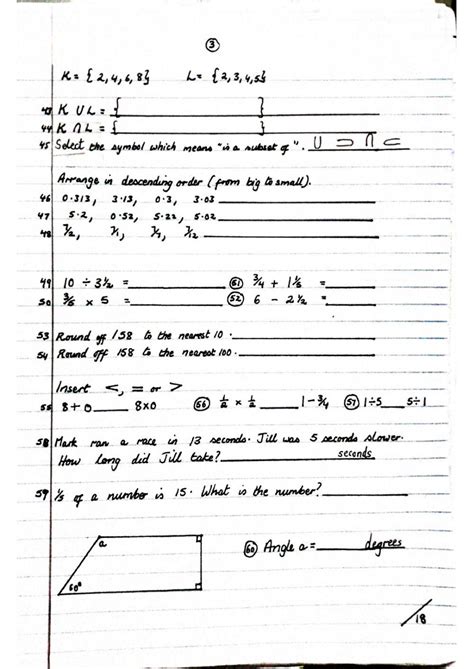 Image result for Math Test 1