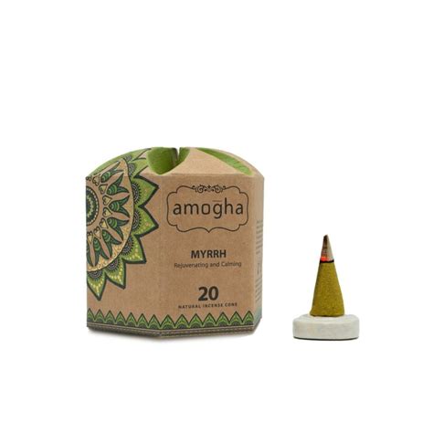 Amogha Myrrh Natural Incense Cones – Cycle.in