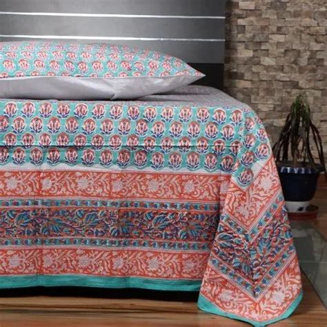 Hand Block Print Bed Sheet - Hand Block Printed Bedsheets Manufacturer ...