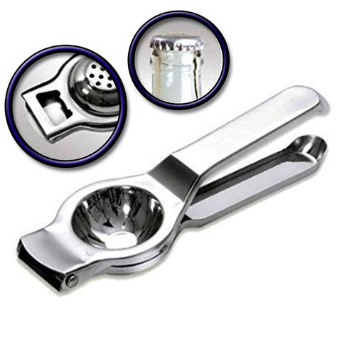 Buy Kuber Industries Stainless Steel Lemon Squeezer with Bottle Opener ...