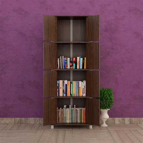 Buy Helios Lewis - Scarlet Textured 4-Tier Flexible Rack - Brown from ...