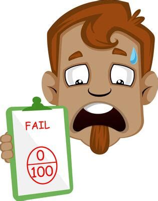 Image result for Fail Exam Mark Vector