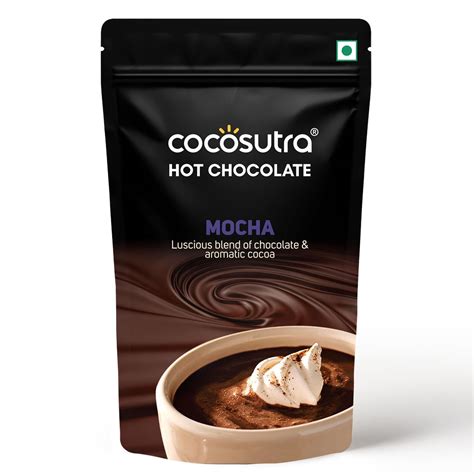 COCOSUTRA Mocha Hot Chocolate Mix | Enjoy hot or cold | 100 g | Gluten ...
