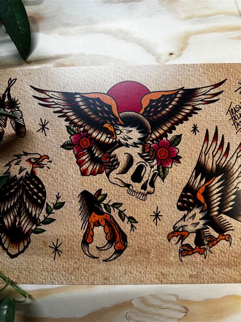 Traditional American Tattoo Eagle